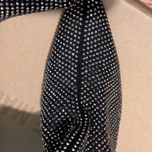 Silver studded Steve Madden zip up ankle boots - Picture 7 of 8